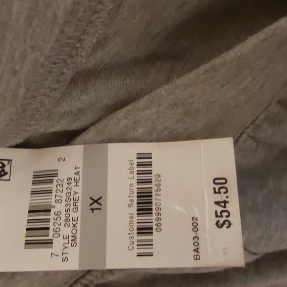 Karen Scott 1X gray leisure pants - Picture 6 of 6